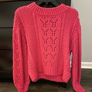 Hot pink sweater